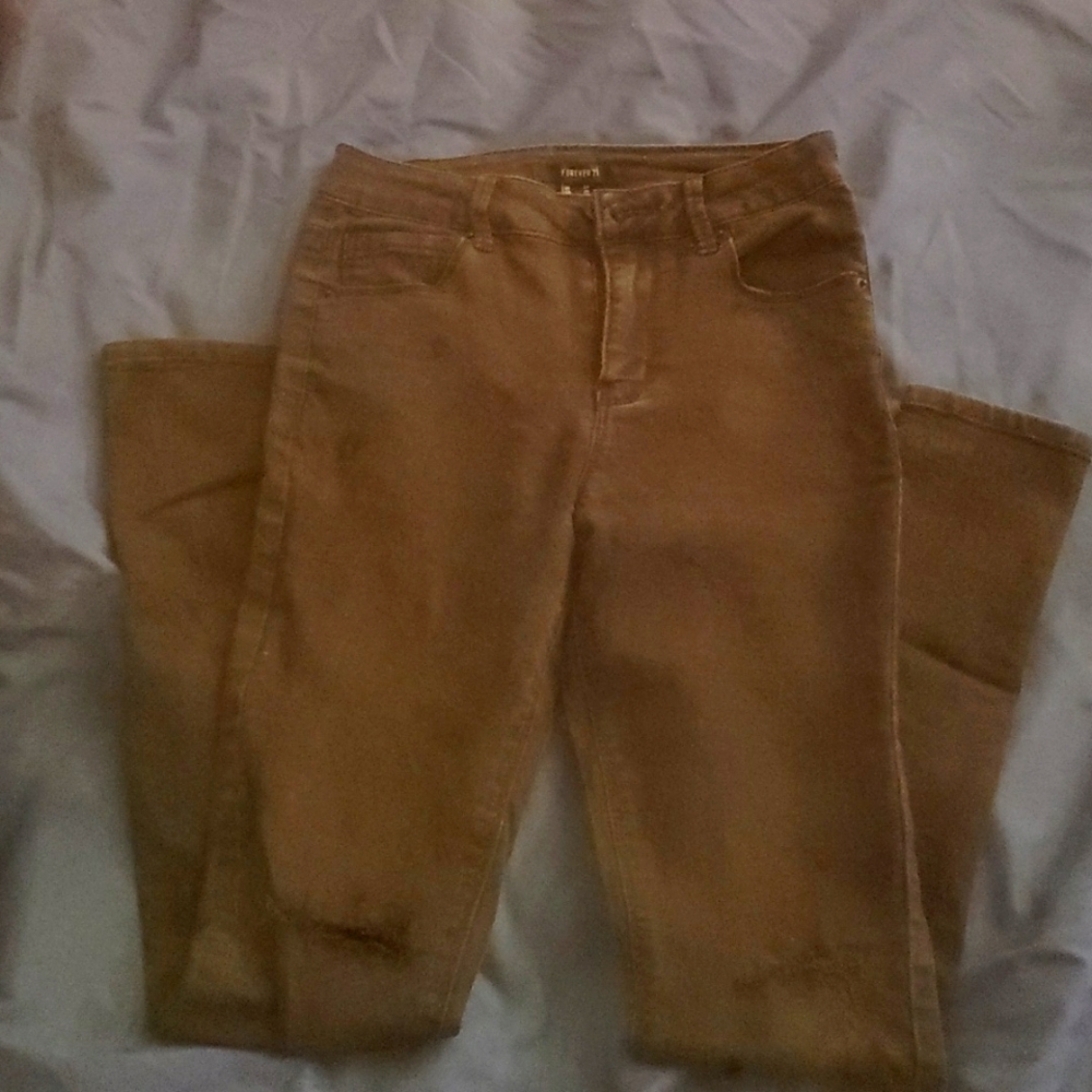 Charcoal Distressed Forever 21 Jeans